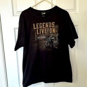 Harley Davidson T Shirt Size Large